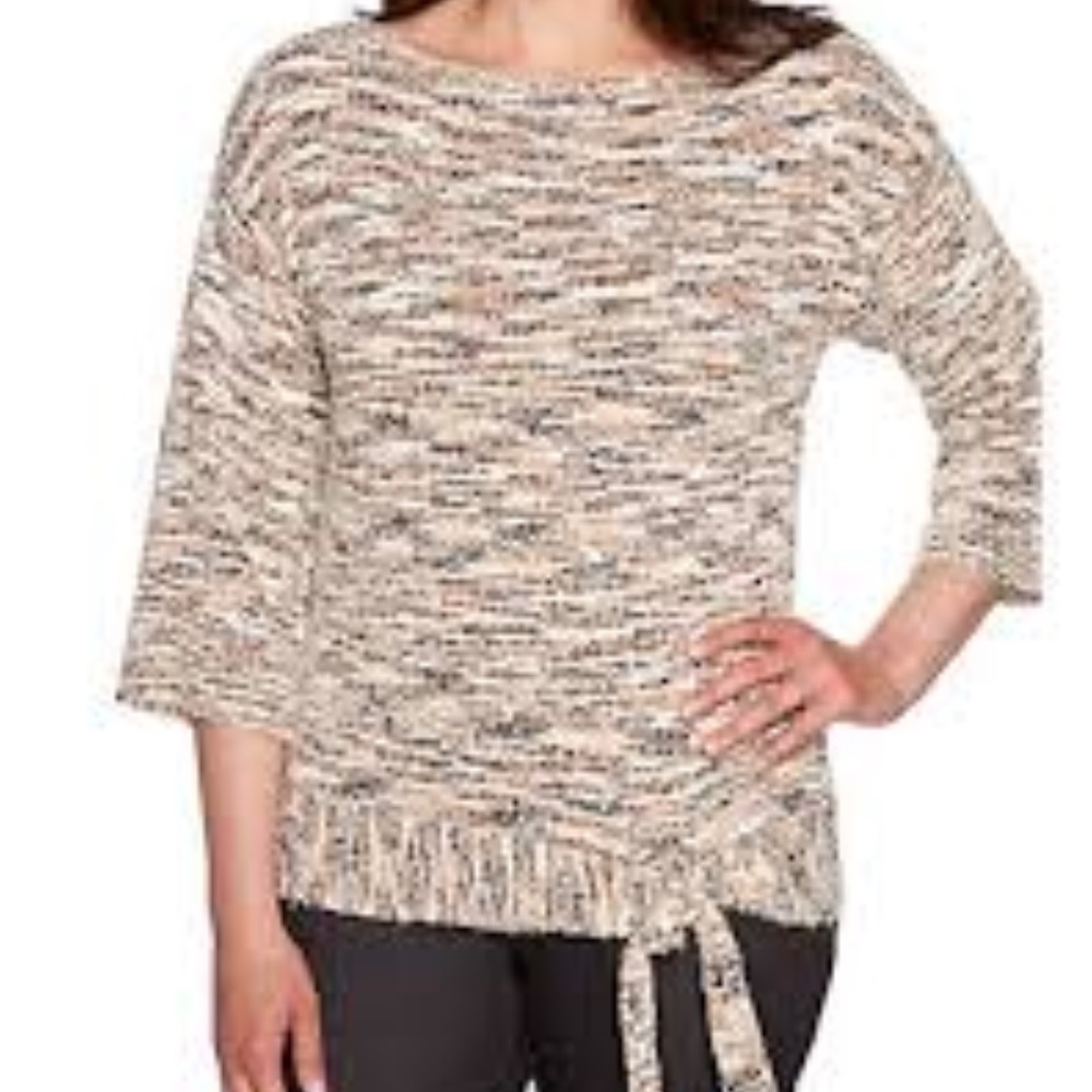 NWOT Ruby Rd. Animal Instinct Stripe Sweater